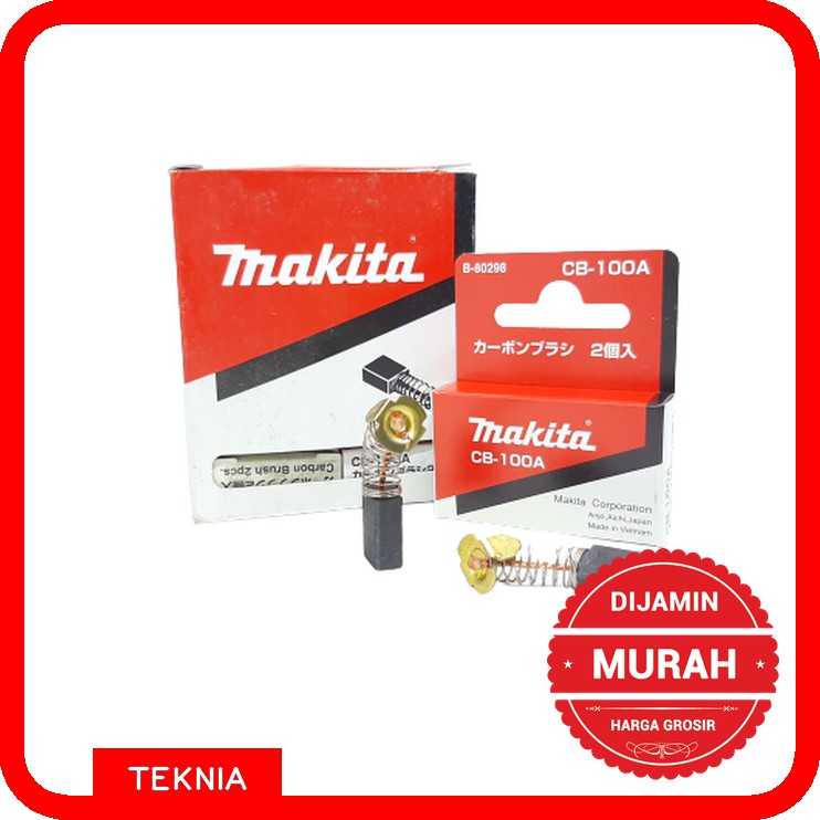 Carbon Brush CB 100A MAKITA - Batu Arang - Original 100%