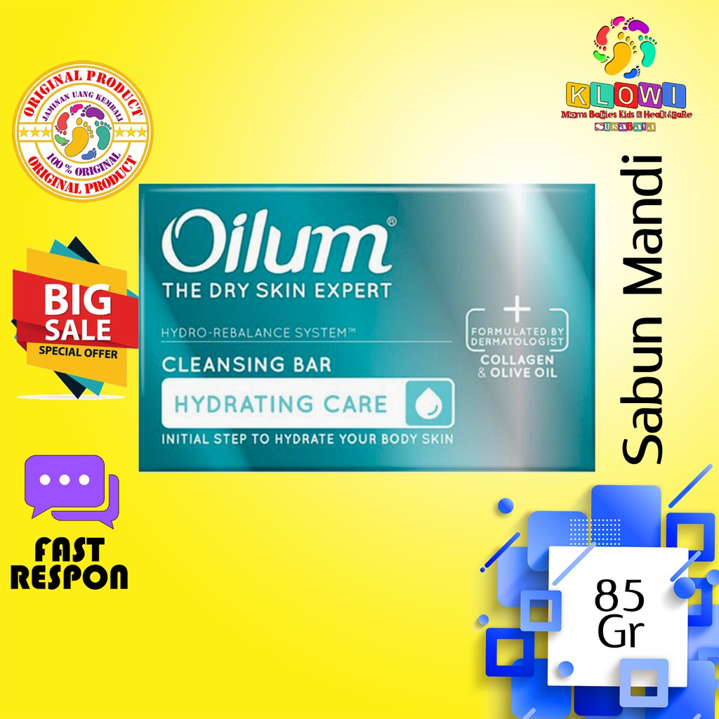 Oilum Clean Bar Hydrating Care 85 G/ Hydrating /  Soap