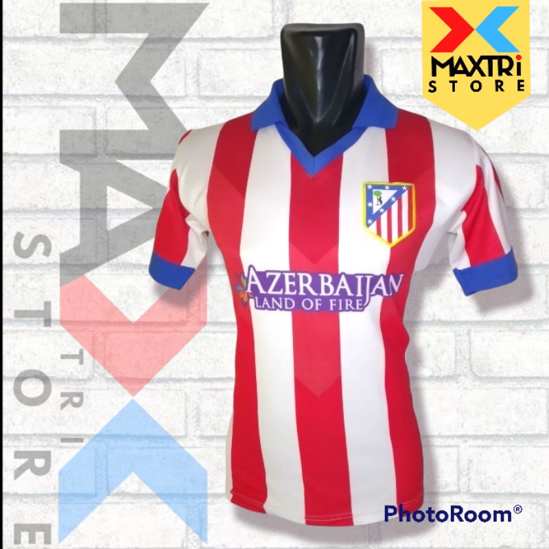 JERSEY BOLA ATLETICO MADRID FC HOME 2014/2015 JERSEY BEKAS JERSEY LOKAL