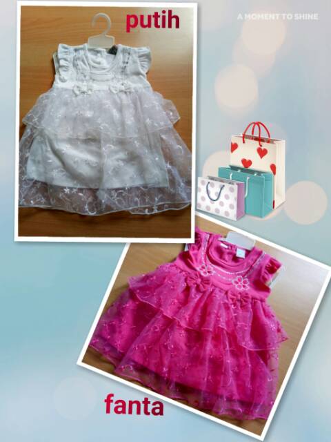 Dress bayi perempuan baju pesta dress brukat