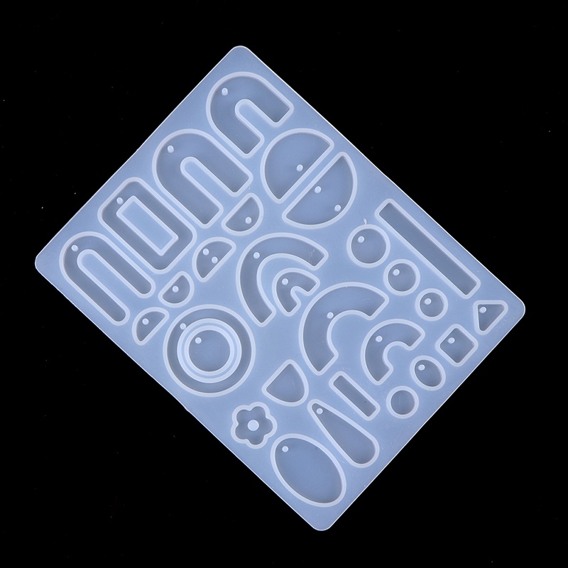 Cetakan Resin Epoksi Bahan Silikon Untuk Membuat Perhiasan Anting Liontin