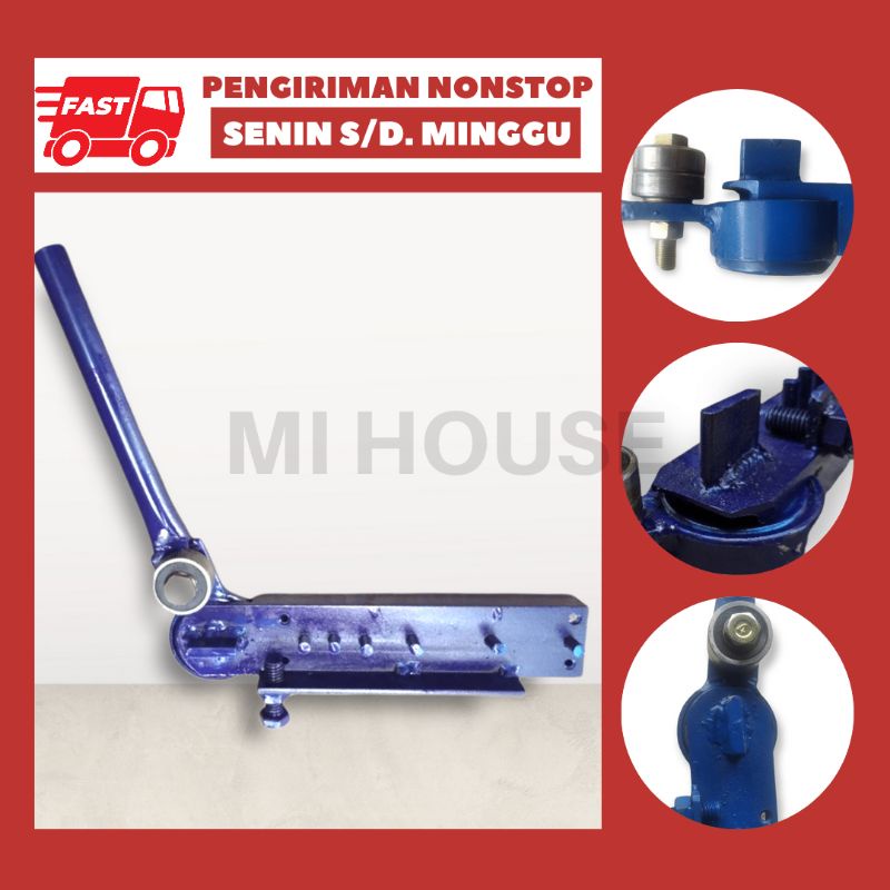 XE3RF [   ] Alat Penekuk Besi Beton Pembengkok Besi Pembuat Begel Bending Besi Ulir Peralatan Tukang