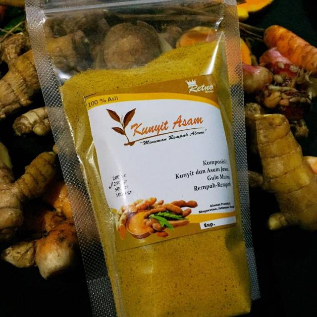 

Extrak jamu kunyit asam siap seduh