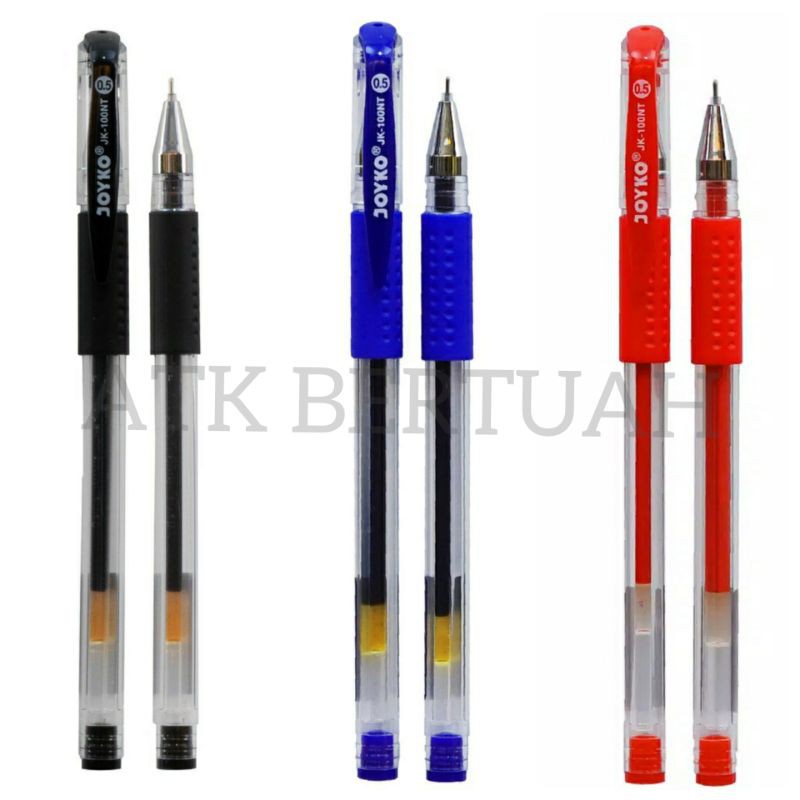

JOYKO JK100NT NEEDLE POINT GEL PEN PULPEN GEL LANCIP
