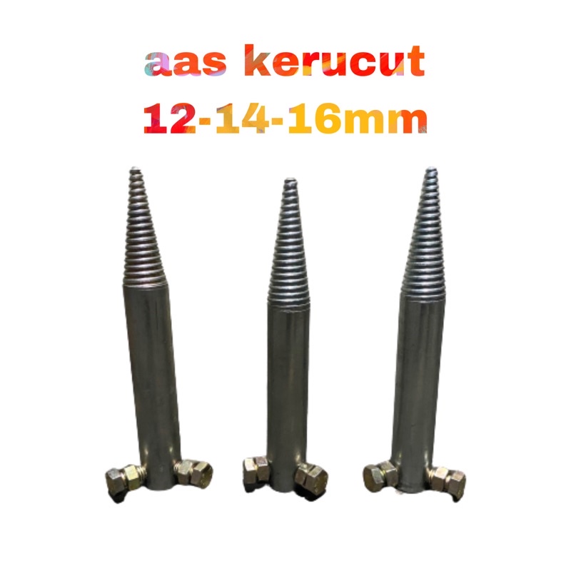 As Poles Kerucut, Besi Poles Kerucut Dinamo Pompa Air 12mm