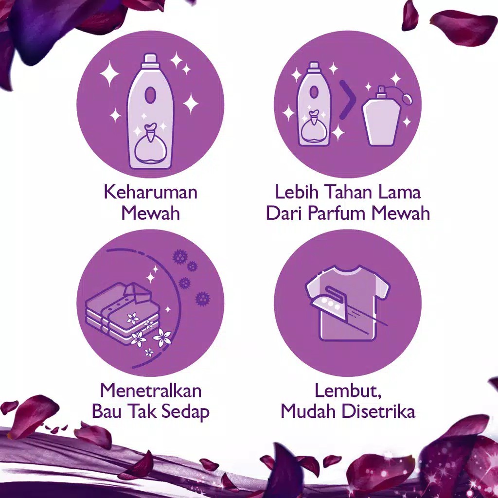 Downy Pewangi dan Pelembut Pakaian Konsentrat Mystique 680 ml