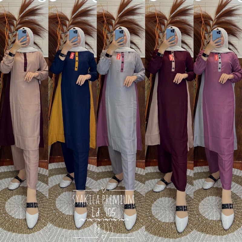 ONE SET SYAKILA PREMIUM KODE 1106