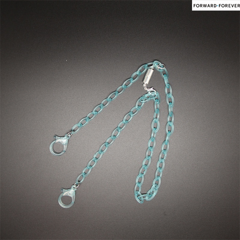 Kalung Rantai Masker Bahan Akrilik Transparan Anti Hilang Adjustable M60064A