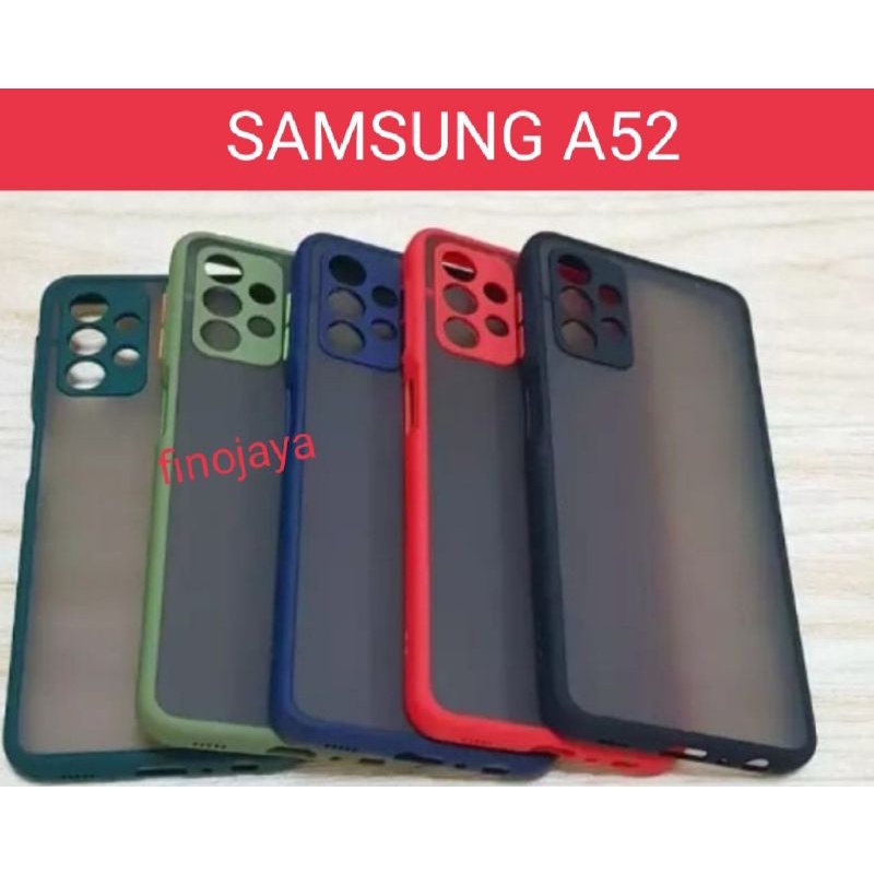 Case Aero My Choice Samsung A52 Silikon Casing Selicon Dove pelindung Camera