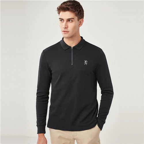 giordano long sleeve polo