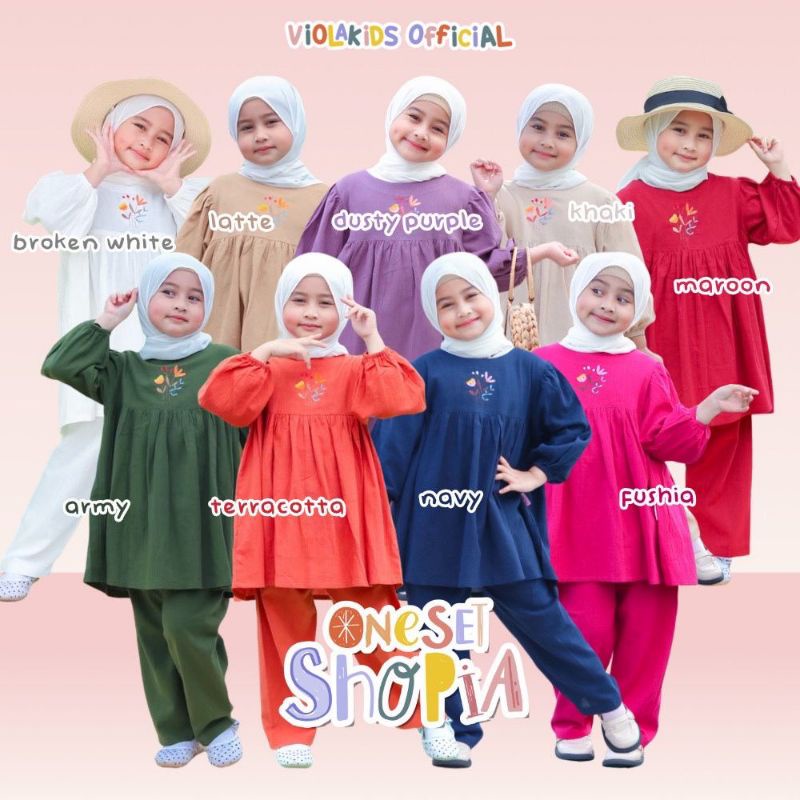 ONESET SHOPIA VIOLAKIDS.OFFICIAL