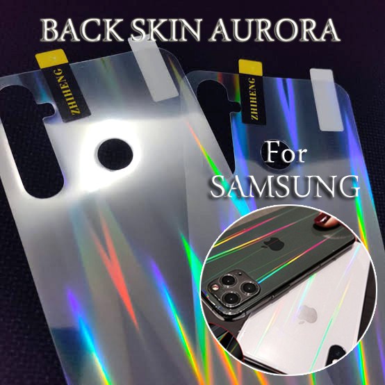 Skin Aurora SAMSUNG A50 / Back Screen SAMSUNG A50 / Anti Gores Belakang Handphone SAMSUNG A50 / Gars