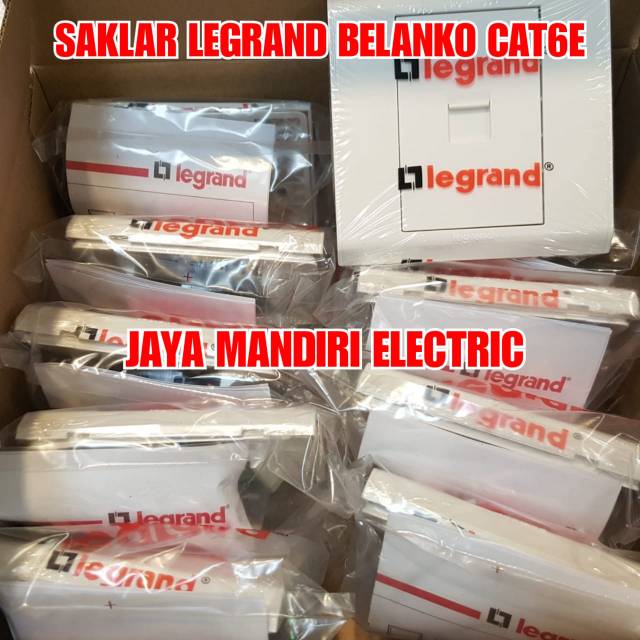 SAKLAR LEGRAND DATA CAT6 BELANKO / OUTLET DATA CAT6 BELANKO RJ45 RJ 45