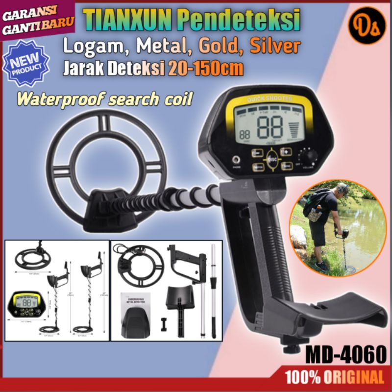 ORIGINAL TIANXUN Pendeteksi Logam Metal Gold Silver Detector alat pendeteksi emas alat detektor loga