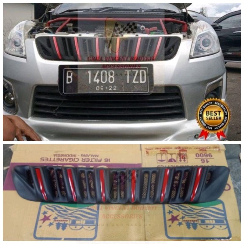 Grill Apollo Ertiga 2012-2014 list Merah