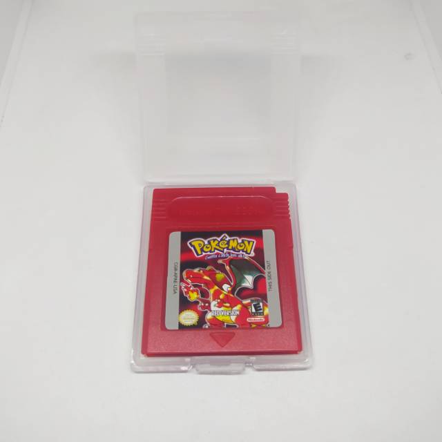 Kaset Gameboy Color GBC DMG GBA Pokemon Red Version Cartridge game boy Nintendo Retro