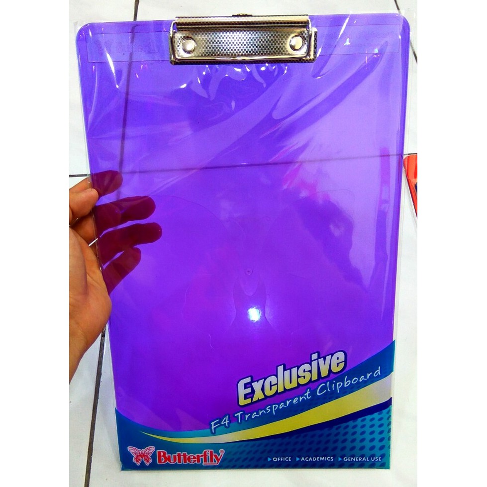 

Papan ujian butterfly/transparan/exclusive F4