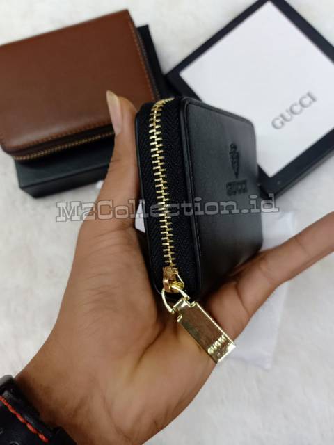 Card Holder Gucci Dompet Kartu Leather Import