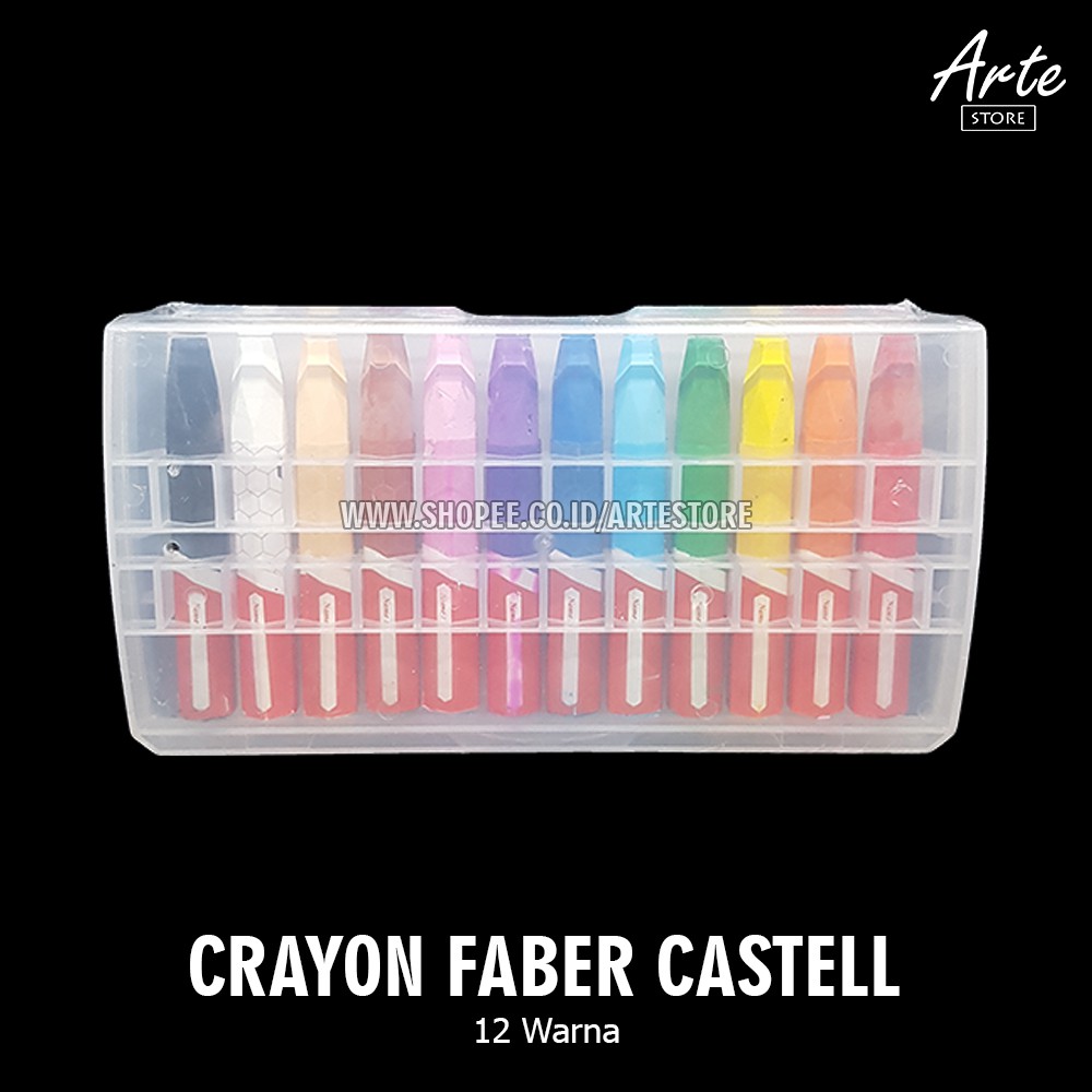 Crayon Faber Castell Oil Pastel 12 Warna