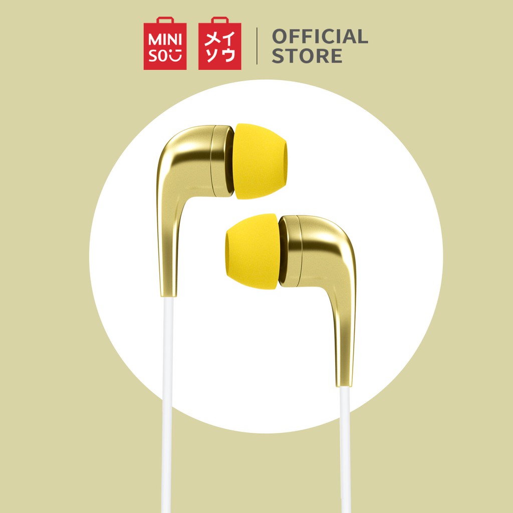 MINISO Earphone Earbuds InEar Headphone Noise Cancelling Awet Headset