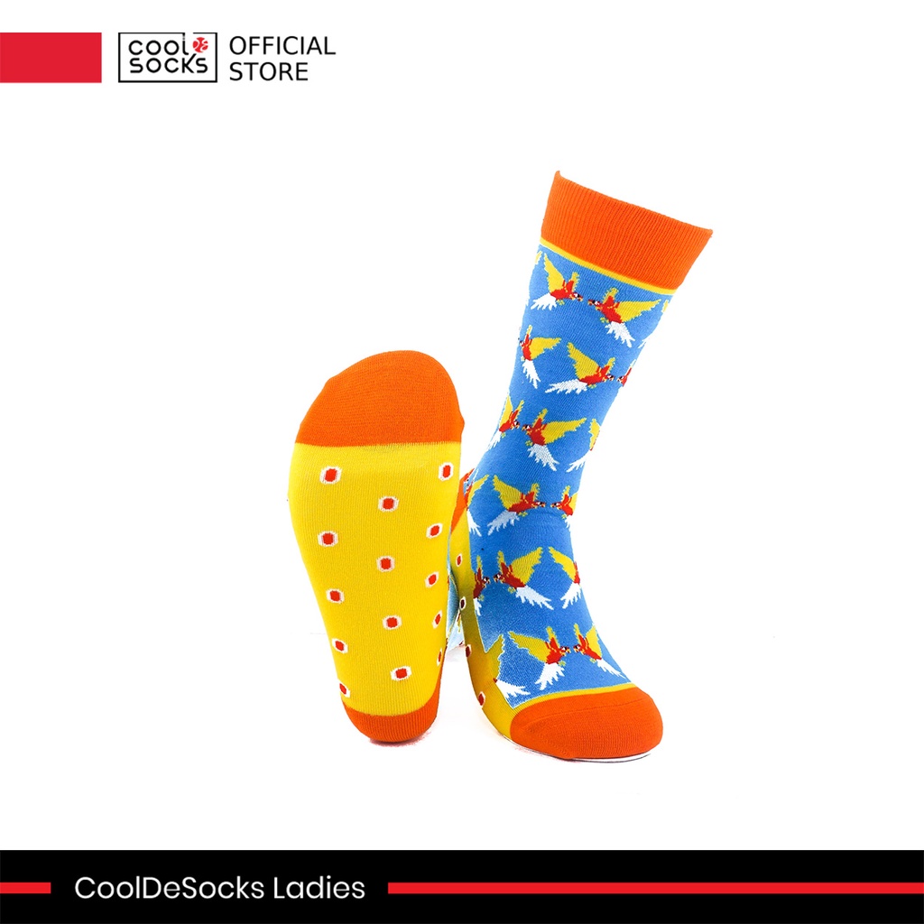 Kaos Kaki Wanita CoolDeSocks Ladies | Cockatoos