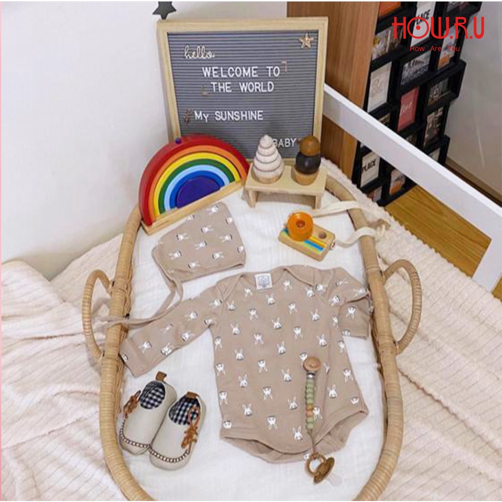 HOW.R.U | 25x25 cm Letter Board Persegi Sudah Include Huruf / Papan Nama Bayi / Papan Menu / Dekorasi Rumah