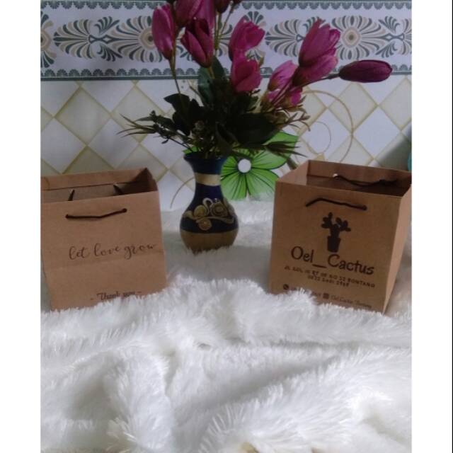 

PAPERBAG POT 9x9 CM CUSTOM