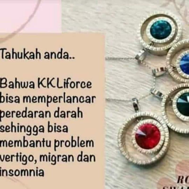 kalung kesehatan anti radiasi kk liforce