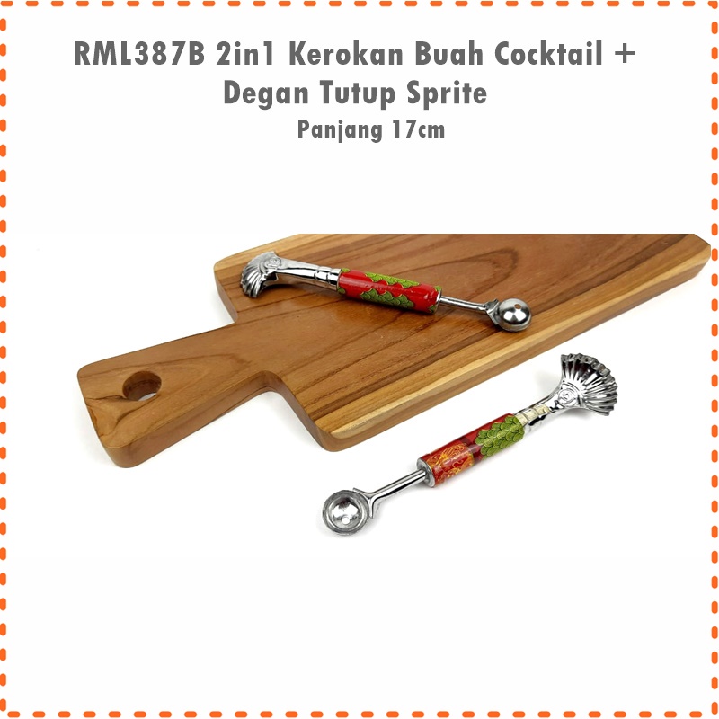 RML387B Kerokan Buah Cocktail + Degan Tutup Sprite 2in1