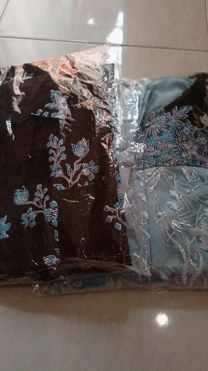 Maura Couple - Sania Ruffle Batik Couple Ori Ndoro Jowi Garansi Termurah Shopee - Batik Modern Solo