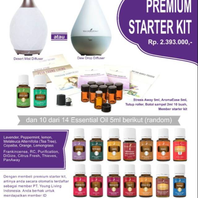 YOUNG LIVING Essential Oils Premium Experience Package