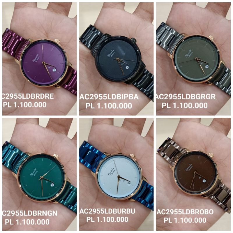 Jam Tangan Wanita Alexandre Christie Ac 2955 Original Garansi