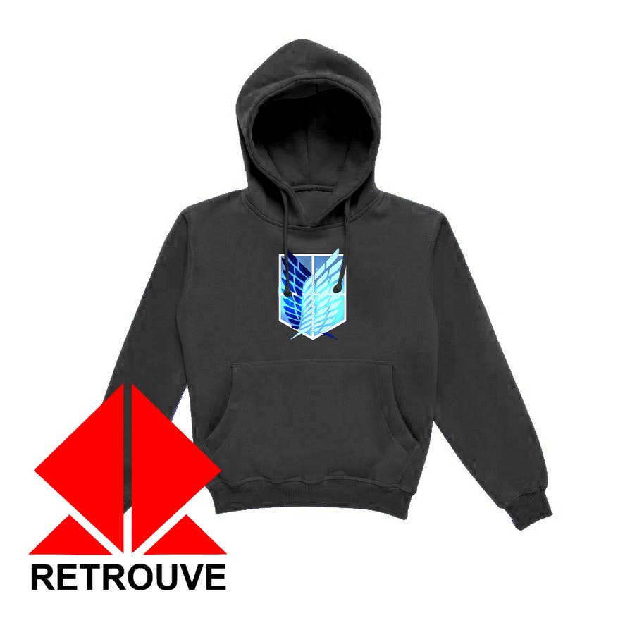 JAKET SWEATER ANAK ATTACK ON TITAN 3D