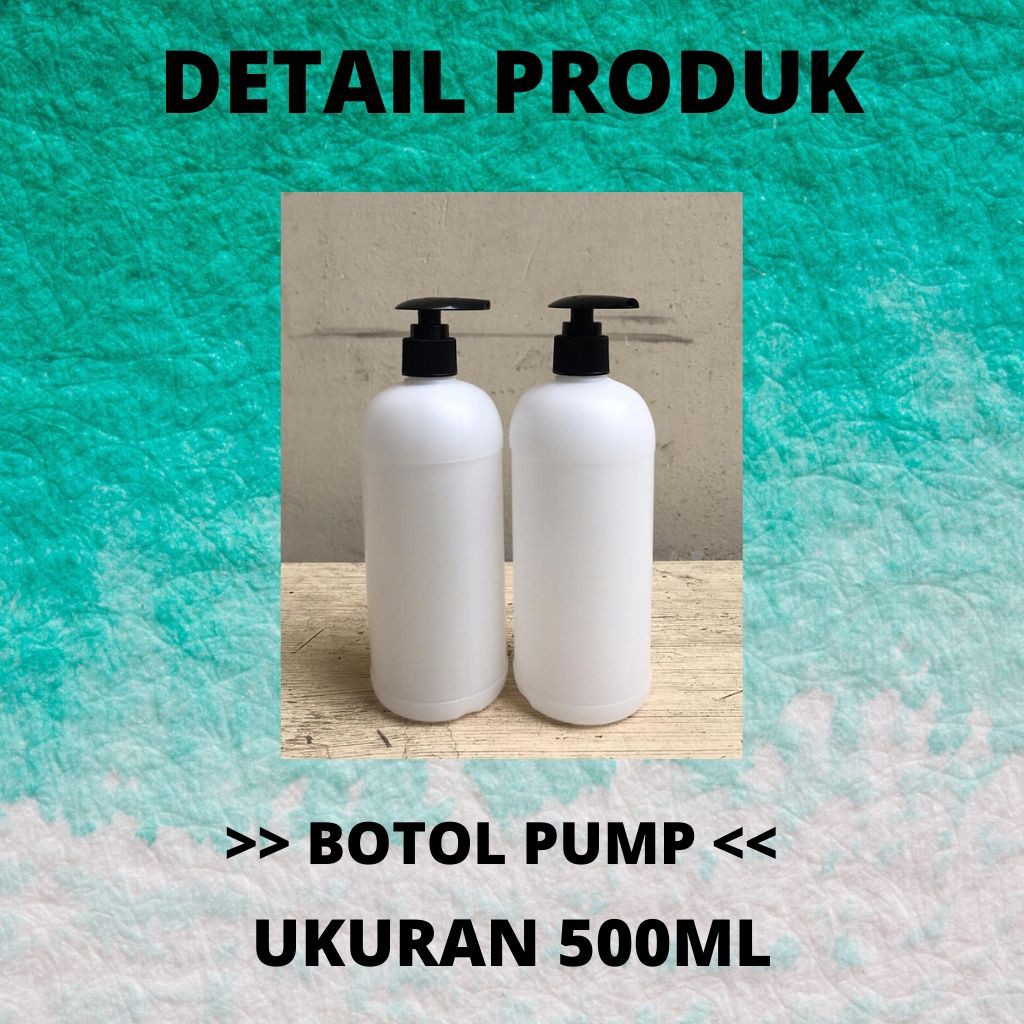 BOTOL PUMP 500ML BOTOL PLASTIK BOTOL HAND SANITIZER BOTOL KOSONG BOTOL PLASTIK MURAH BOTOL POMPA