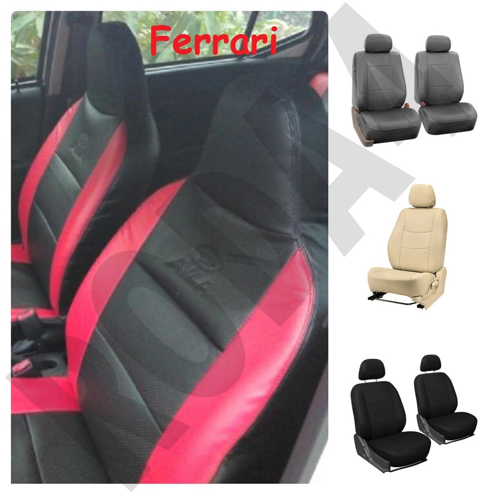 Seat Cover / Sarung Jok Mobil Bahan Ferrari All New Strada Triton 2016