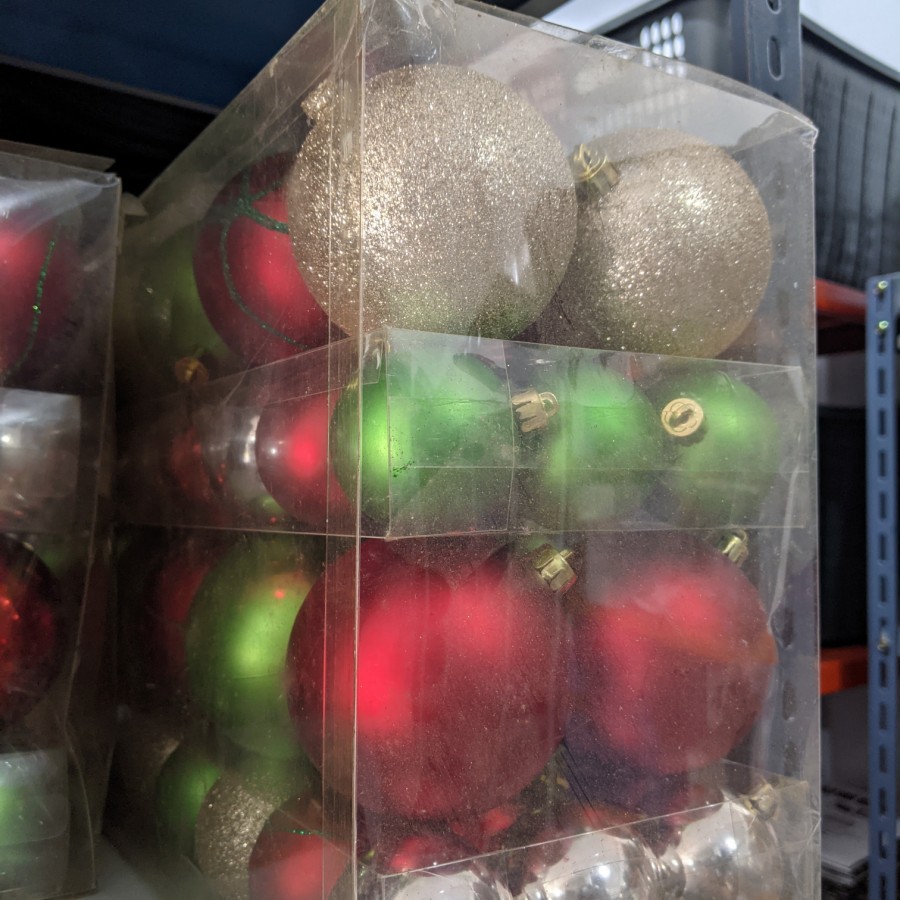 hiasan pohon natal besar kualitas premium christmas decoration isi 68 buah