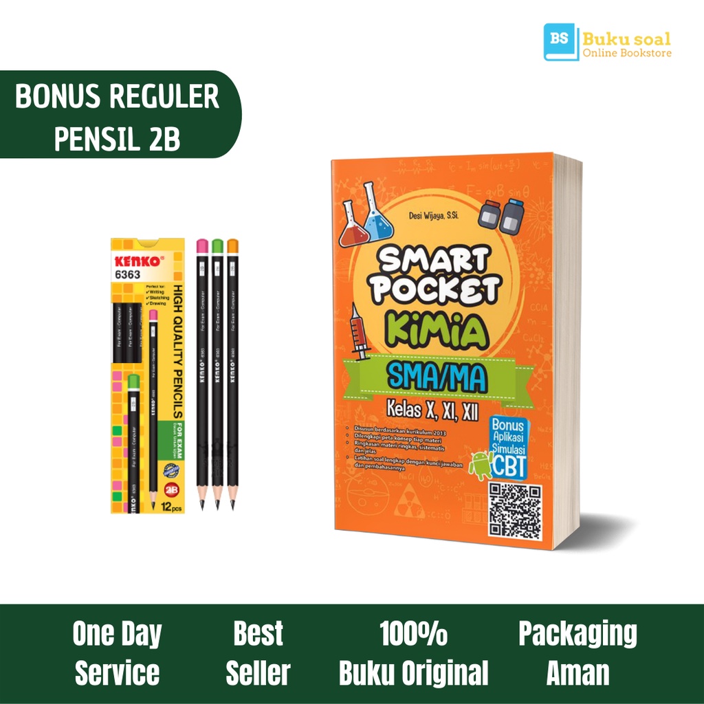 BUKU SMA / SMART POCKET MATEMATIKA, FISIKA, BIOLOGI, KIMIA SMA / BUKU SOAL SMA-smart kimia sma