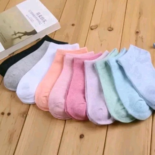 Kaos Kaki Korean Model Semata Kaki Ankle KaosKaki Pendek Murah Motif Love Garis Cute [KK]