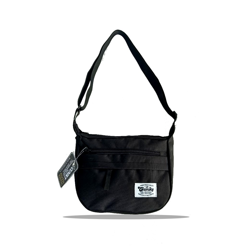 HSTR Tas Selempang Slempang Shoulder Bag Slingbag Masuk Buku Tulis Kecil kualitas Distro harga Murah Pria Wanita cowok cewek Unisex | Tas Sekolah S13