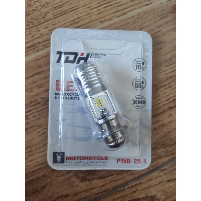 Lampu Bohlam Depan Motor LED Super Premium TDH