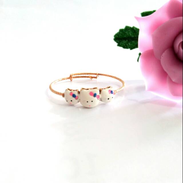 GELANG ANAK HELLOKITTY / GELANG BANGKOK ANAK / GELANG XUPING ANAK