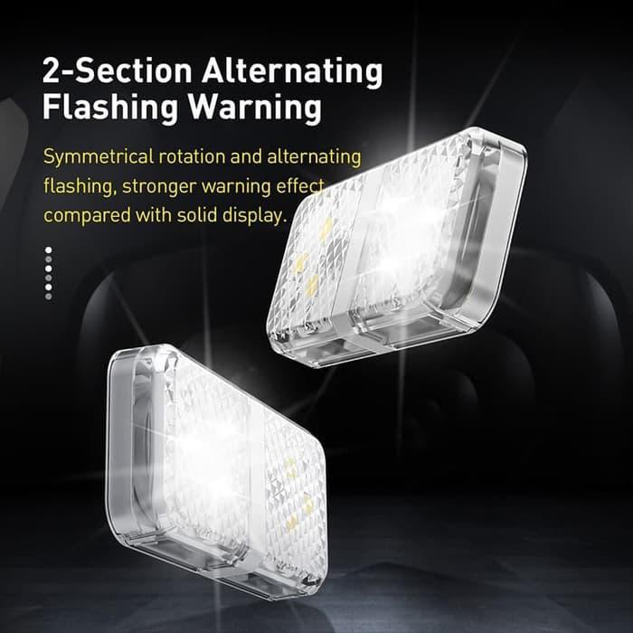 Baseus LED Safety Lamp Car Door Warning - Lampu Putih Lampu LED