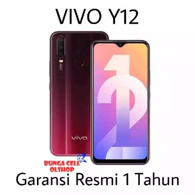 VIVO Y12 RAM 3GB INTERNAL 64GB BATTERY 5000mAh  GARANSI RESMI 1 TAHUN
