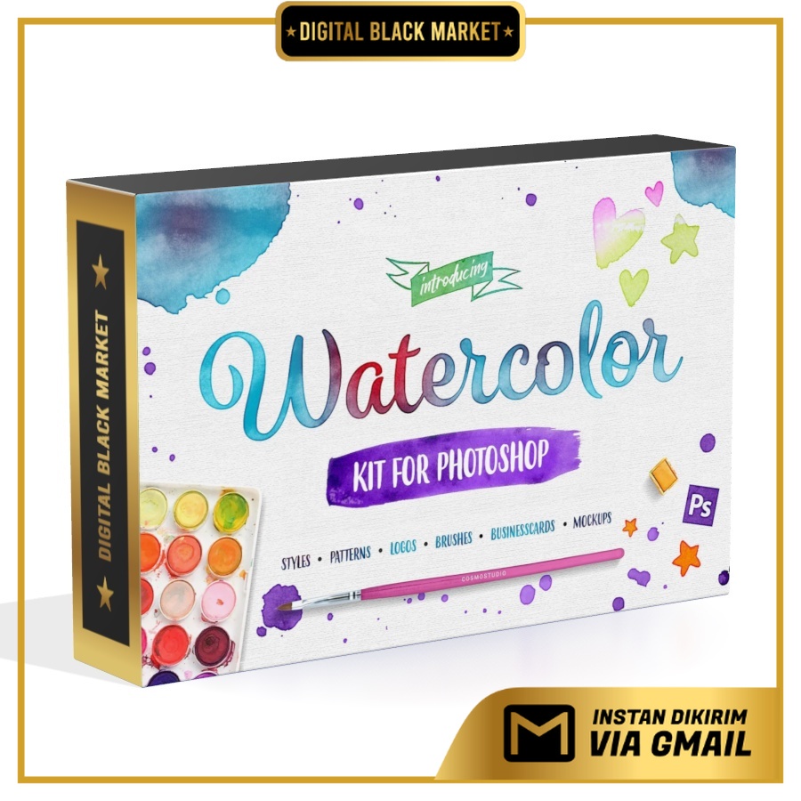 Watercolor Kit For Photoshop