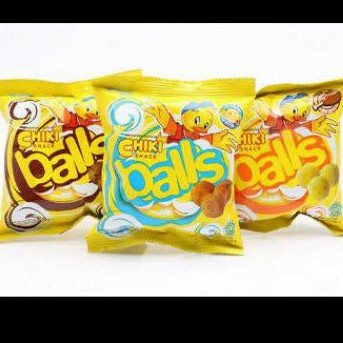 

Chiki balls SMALL snack makanan ringan siantar COKLAT/ CHEESE KEJU / KALDU AYAM 11gr