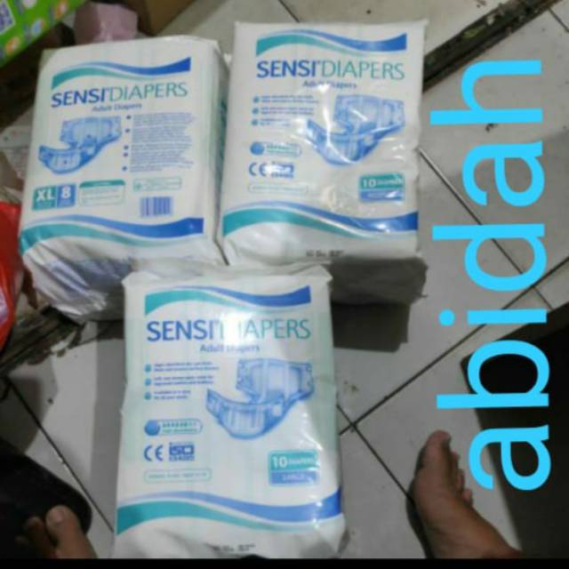 SENSI DIAPERS Adult Diapers berukuran  M,L, XL