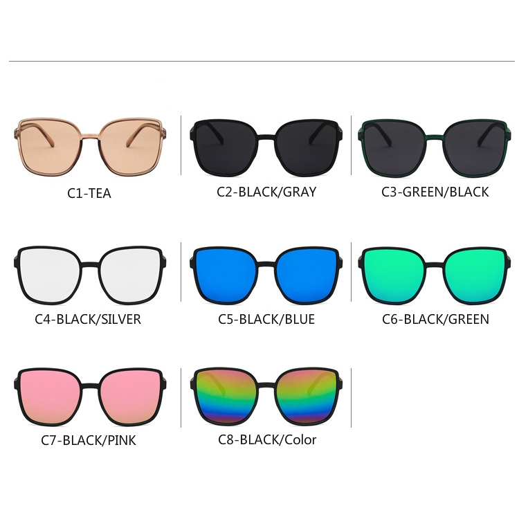 European and American fashion men's and women's retro frame street sunglasses