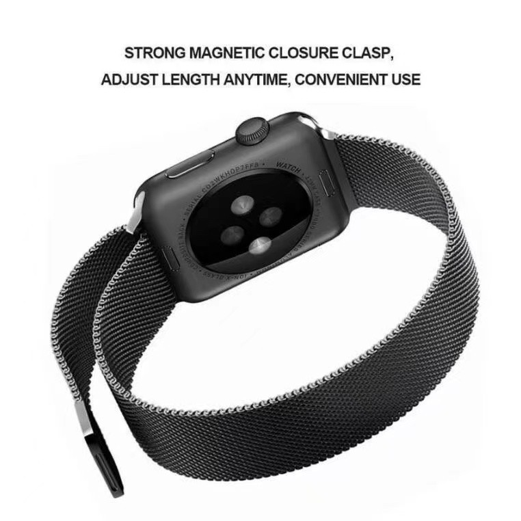 Milanese Loop Apple Watch Strap iWatch 7 6 Band 42mm 38mm 40mm 44mm 41mm 45mm Stainless Steel Bracelet Strap For iwatch Series 5 4 3 SE 2 1