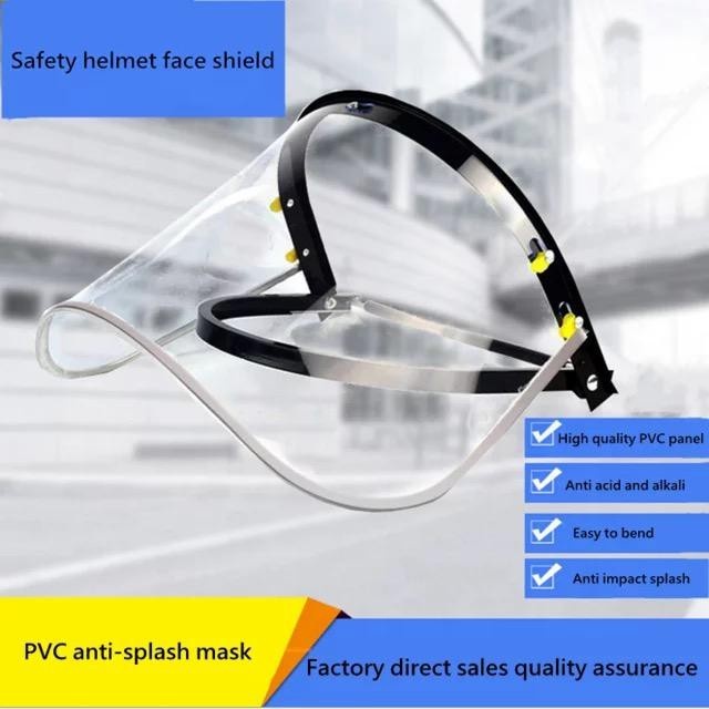 Face Sheild Pelindung Wajah Visor Face Sheild Plus Brecket Untuk Helm Proyek GOSAVE