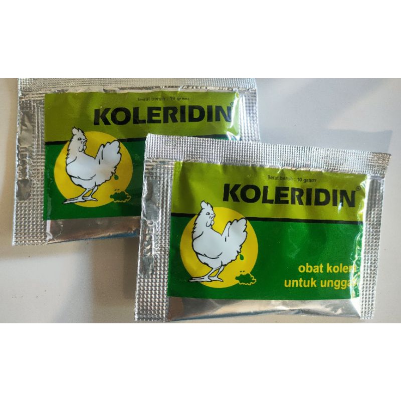 koleridin 10 gram obat unggas